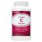 Vitamin C 1000 mg time release with bioflavonoids & rose hips, 180 veg caplets