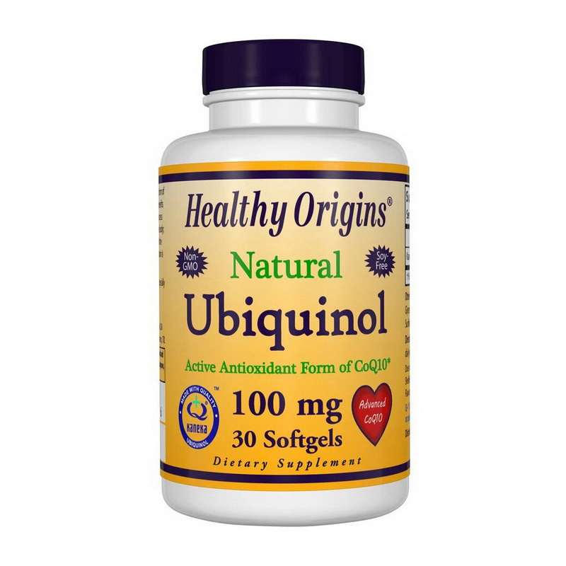 18467 Natural Ubiquinol 100 mg, 30 softgels — изображение 1